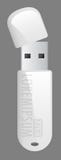 Commande blanche d'instantané d'usb de vecteur Photos libres de droits Commande blanche d'instantané d'usb de vecteur Photos libres de droits