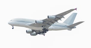 Commercial airplane isolated on white background with path Stock Image Commercial airplane isolated on white background with path Stock Image