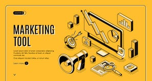 Commercio elettronico di vendita, insegna dello strumento di analisi dei dati illustrazione vettoriale Commercio elettronico di vendita, insegna dello strumento di analisi dei dati illustrazione vettoriale