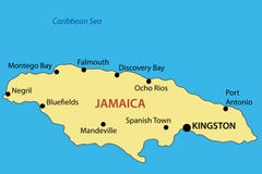 Commonwealth von Jamaika - Karte vektor abbildung Commonwealth von Jamaika - Karte vektor abbildung