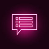 communication bubbles icon. Elements of Web in neon style icons. Simple icon for websites, web design, mobile app, info graphics vector illustration communication bubbles icon. Elements of Web in neon style icons. Simple icon for websites, web design, mobile app, info graphics vector illustration