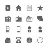 Communication icons set stock illustration Communication icons set stock illustration