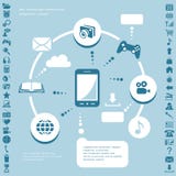 Communication Infographic Elements Royalty Free Stock Photo Communication Infographic Elements Royalty Free Stock Photo