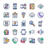 Communication Vector Icons Bundle stock illustration Communication Vector Icons Bundle stock illustration