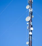 Communications antenna detail royalty free stock images Communications antenna detail royalty free stock images