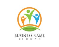 Community people care logo and symbols template stock illustration Community people care logo and symbols template stock illustration