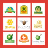 Company logos with food