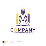 Company Name Logo Design For Build, design, geometry, math, tool royalty free illustration Company Name Logo Design For Build, design, geometry, math, tool royalty free illustration