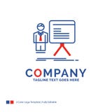 Company Name Logo Design For presentation, businessman, chart, g vector illustration Company Name Logo Design For presentation, businessman, chart, g vector illustration