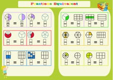 Comparer la fiche de travail math?matique de fractions places Page de livre de coloriage Puzzle de maths Jeu ?ducatif Illustratio illustration libre de droits Comparer la fiche de travail math?matique de fractions places Page de livre de coloriage Puzzle de maths Jeu ?ducatif Illustratio illustration libre de droits