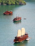 Compartiment Vietnam de Halong image libre de droits Compartiment Vietnam de Halong image libre de droits