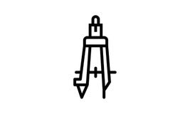 Compass icon black and white vector illustration. royalty free illustration Compass icon black and white vector illustration. royalty free illustration