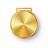 Competition Games Golden Medal Template Vector. Realistic Circle Geometric Badge. Technology Perforated Metal Texture. Gold. Sport. Ceremony Design Concept royalty free illustration Competition Games Golden Medal Template Vector. Realistic Circle Geometric Badge. Technology Perforated Metal Texture. Gold. Sport. Ceremony Design Concept royalty free illustration