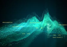 Complex Technical Graph Background royalty free illustration Complex Technical Graph Background royalty free illustration