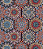 Complexe de Honey Comb Hex Pattern Flower Images stock