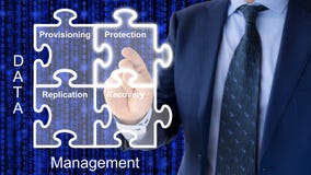 Components of data management concept stock photo Components of data management concept stock photo