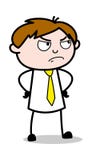 Comportement grossier - illustration d'Employee Cartoon Vector de vendeur de bureau illustration de vecteur Comportement grossier - illustration d'Employee Cartoon Vector de vendeur de bureau illustration de vecteur