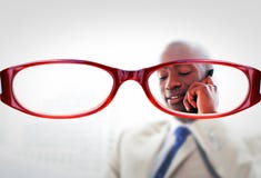 Composite image of glasses Stock Images Composite image of glasses Stock Images