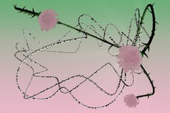 Composition avec le jewelery et lumière (pink&green) illustration de vecteur Composition avec le jewelery et lumière (pink&green) illustration de vecteur