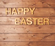 Composizione di legno nella lettera di Pasqua immagine stock Composizione di legno nella lettera di Pasqua immagine stock