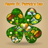 Composizione nella st Patricks Fotografia Stock Libera da Diritti Composizione nella st Patricks Fotografia Stock Libera da Diritti