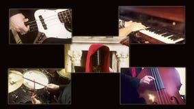 Composição A do quarteto do jazz da música vídeos de arquivo Composição A do quarteto do jazz da música vídeos de arquivo