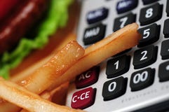 Compte des calories photos libres de droits Compte des calories photos libres de droits
