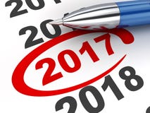 compte à rebours 2017 illustration stock compte à rebours 2017 illustration stock