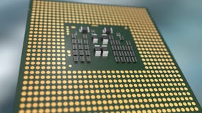 Microprocessor Close-up Animation. Stock Footage - Video of integrated,  mobile: 204012004