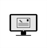 Computer icons create document file Royalty Free Stock Photography Computer icons create document file Royalty Free Stock Photography