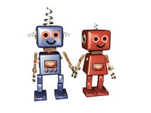Computer Love - Robot Love Royalty Free Stock Image Computer Love - Robot Love Royalty Free Stock Image