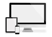 Computer monitor, tablet and phone