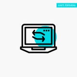 Computer, Network, Laptop, Hardware turquoise highlight circle point Vector icon stock illustration Computer, Network, Laptop, Hardware turquoise highlight circle point Vector icon stock illustration