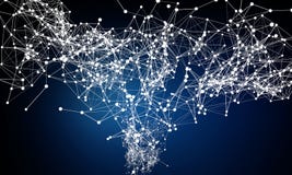 Computing connection structure. 3d rendering royalty free stock images Computing connection structure. 3d rendering royalty free stock images