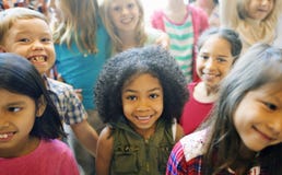 Conceito alegre da variação dos alunos imagens de stock Conceito alegre da variação dos alunos imagens de stock