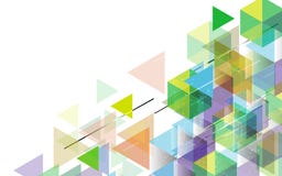 Conceito colorido do teste padrão digital geométrico abstrato do vetor ilustração stock Conceito colorido do teste padrão digital geométrico abstrato do vetor ilustração stock