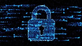 Conceito da proteção de informação Castelo do código no Cyberspace ilustração do vetor Conceito da proteção de informação Castelo do código no Cyberspace ilustração do vetor