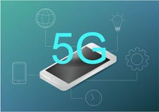 conceito da tecnologia 5G Pode usar-se para a bandeira da Web, infographics Ilustra??o isom?trica lisa do vetor Telefone realísti ilustração stock conceito da tecnologia 5G Pode usar-se para a bandeira da Web, infographics Ilustra??o isom?trica lisa do vetor Telefone realísti ilustração stock