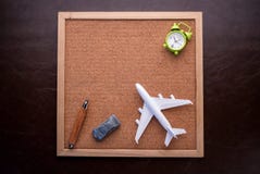 Conceito do curso com corkboard fotos de stock Conceito do curso com corkboard fotos de stock