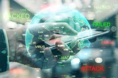  Conceito do hacker e da computação imagens de stock