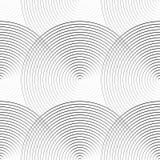 Concentric circles seamless monochrome pattern. Abstract geometry background stock illustration Concentric circles seamless monochrome pattern. Abstract geometry background stock illustration