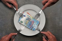 Concept de pension alimentaire image stock Concept de pension alimentaire image stock