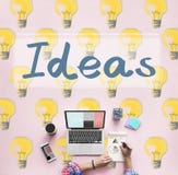 Concept de plan de pensées de la tactique d'innovation d'idées photographie stock libre de droits Concept de plan de pensées de la tactique d'innovation d'idées photographie stock libre de droits