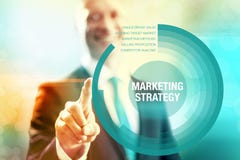 Concept de stratégie marketing photographie stock libre de droits Concept de stratégie marketing photographie stock libre de droits