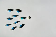 The concept of drug treatment of infertility. stock image The concept of drug treatment of infertility. stock image