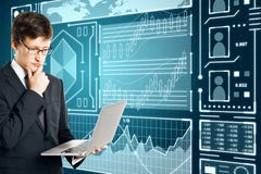 Concept du commerce et de technologie photo stock Concept du commerce et de technologie photo stock