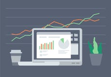 Concept of e-commerce vector illustration Concept of e-commerce vector illustration