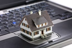 Concept en ligne d'immeubles image stock Concept en ligne d'immeubles image stock