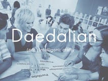 Concept futé artistique intelligent astucieux dédalien photo libre de droits Concept futé artistique intelligent astucieux dédalien photo libre de droits