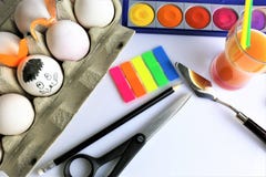 An concept Image of painting some easter eggs royalty free stock photo An concept Image of painting some easter eggs royalty free stock photo